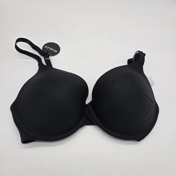 Natori Bra 30DD Black Push-Up Convertible Underwire J-Hook 727229 NWT - Picture 5 of 11